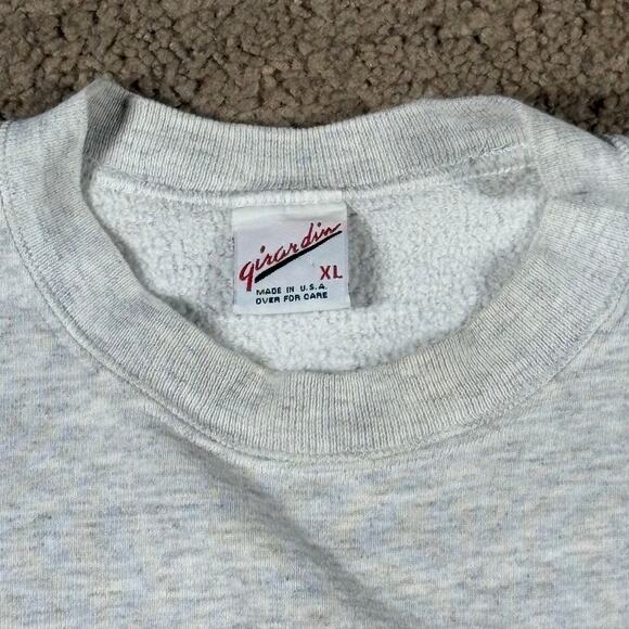 Vintage University of Tennessee Volunteers Sweatshirt Mens XL Gray Girardin NCAA - Picture 8 of 8